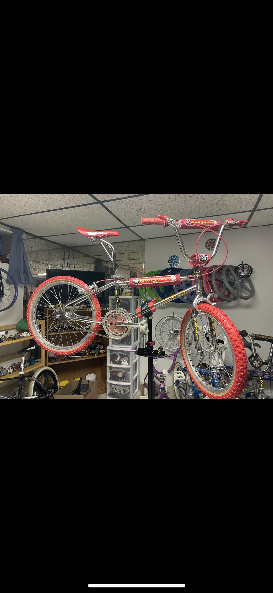 1983 Mongoose Californian red vented seat wanted