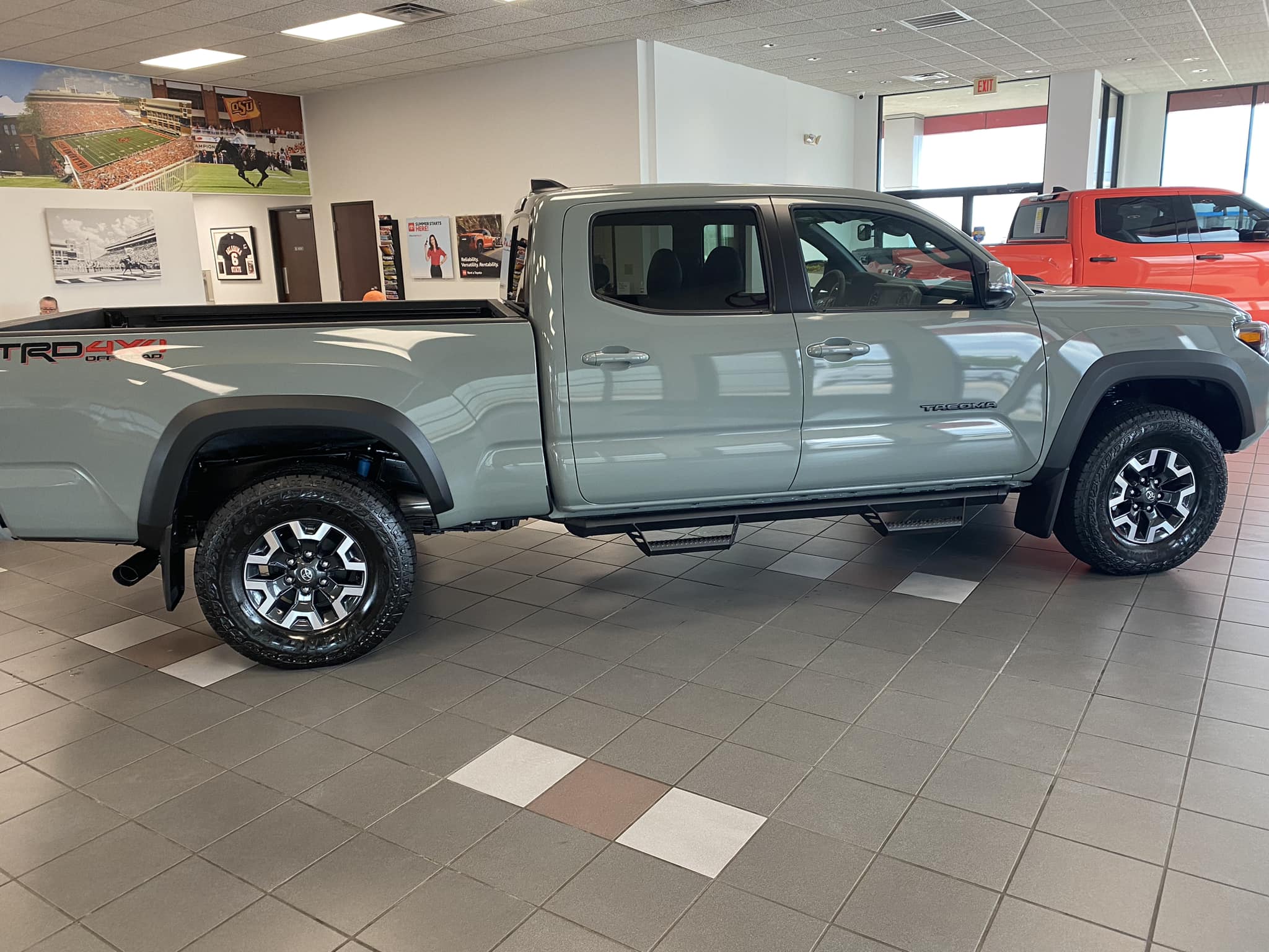 Loving my new blue 2023 Toyota Tacoma TRD Off Road