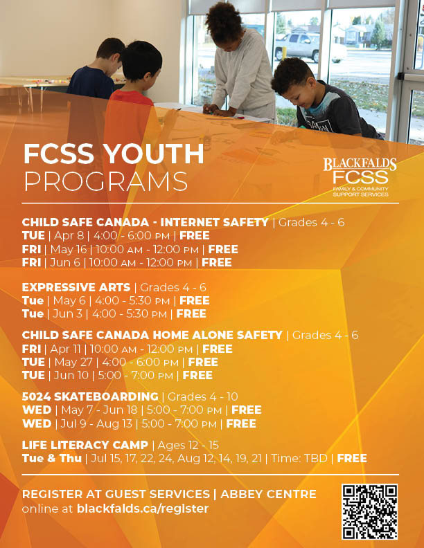 Blackfalds - 🎉Exciting News🎉 FCSS Youth programs are now open except ...