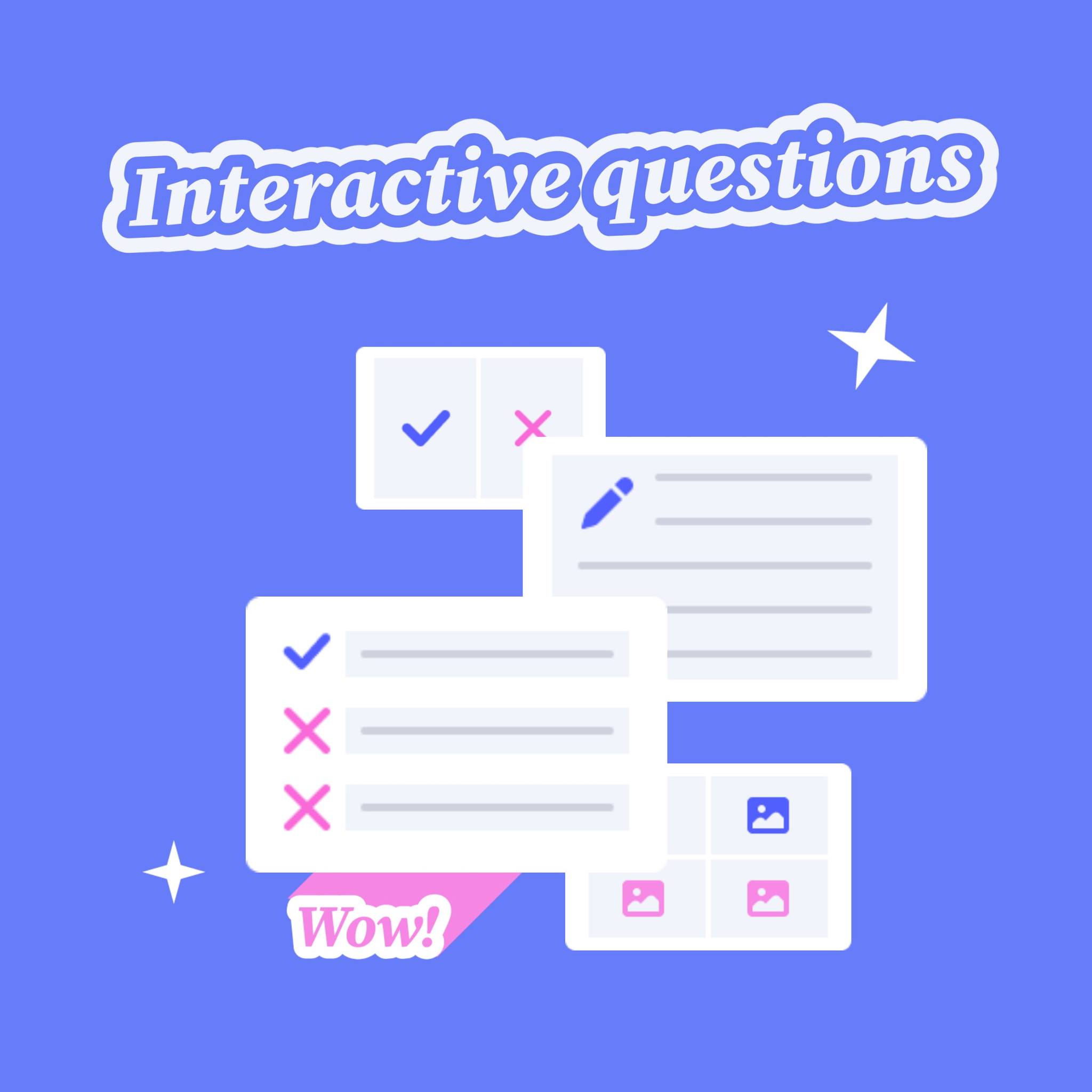 Genially - ⚡️With the new interactive questions, now you...