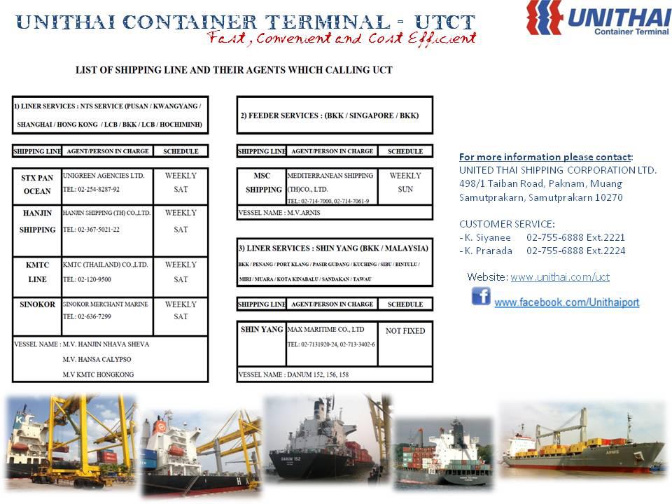 Unithai Container... - Unithai Container Terminal - UTCT