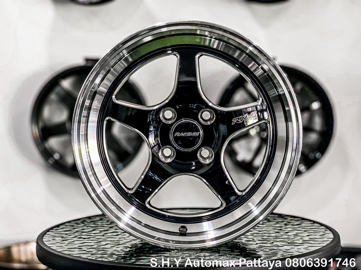 WELD RX-5 R15/4H 7”7 สีดำขลิบเงิน สวยสดุดตาก็เค้าคนนี้นี่แหละ😉 #มาก่อน ...