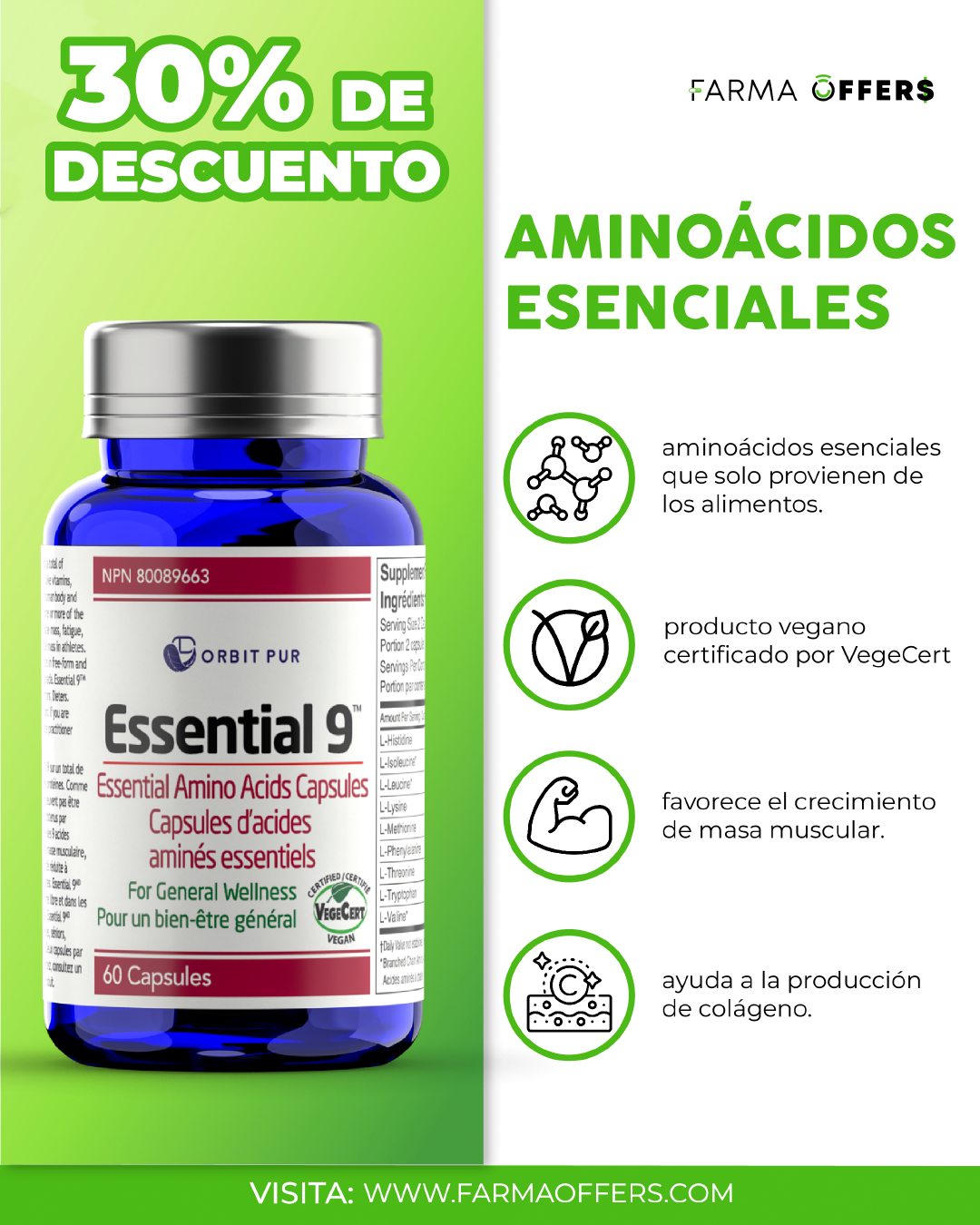 FarmaOffer$ - 💊 ¡Equilibra tu salud con Essential 9! 💊 Aprovecha este ...
