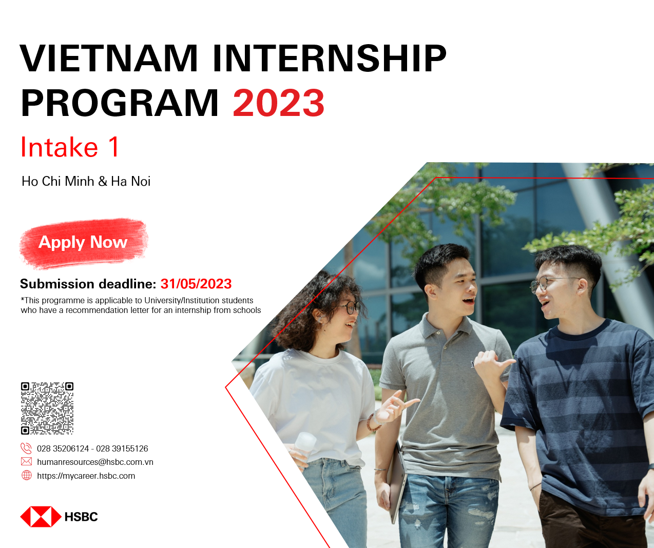 HSBC Vietnam - HSBC VIETNAM INTERNSHIP PROGRAMME 2023 – INTAKE 1 Are ...