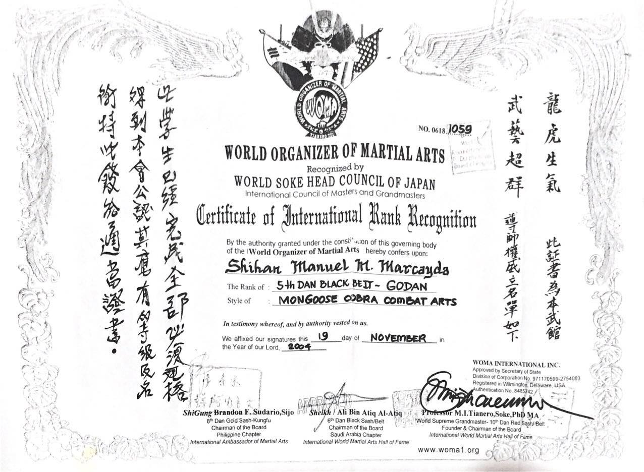 Tracma - TRACMA (Trovador Ramos Asian Consolidated Martial Arts ...