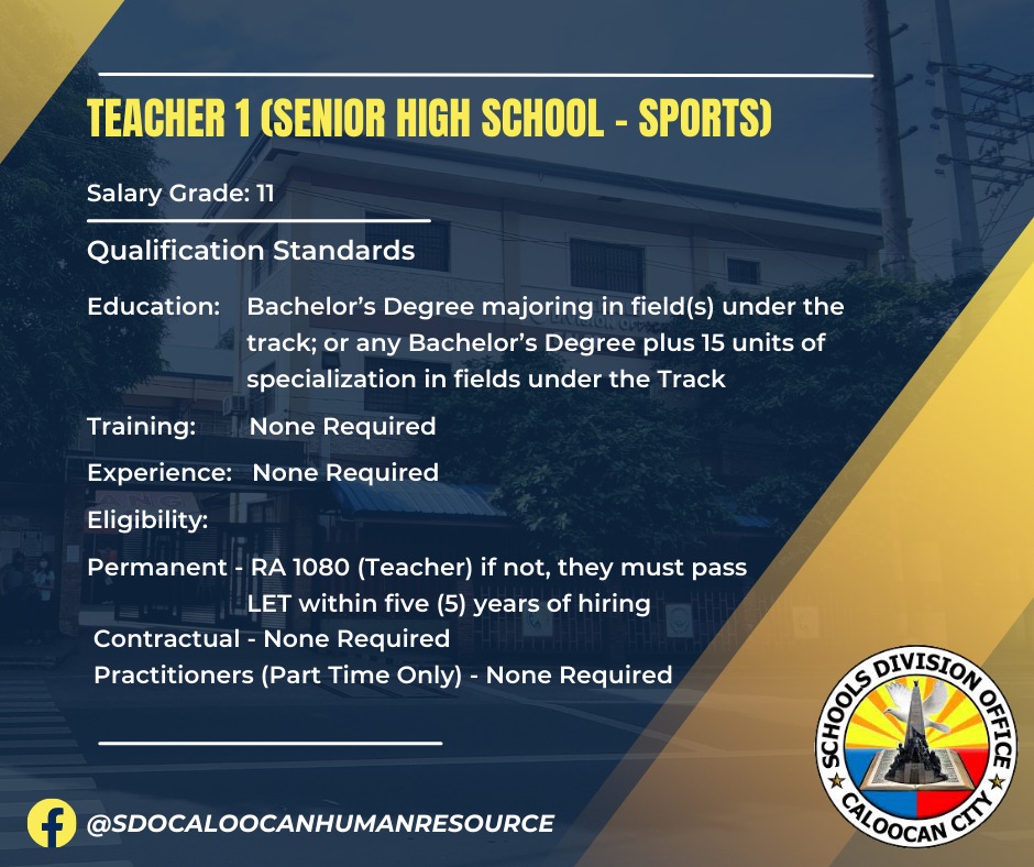 Schools Division Office Caloocan City - Human Resource Management ...