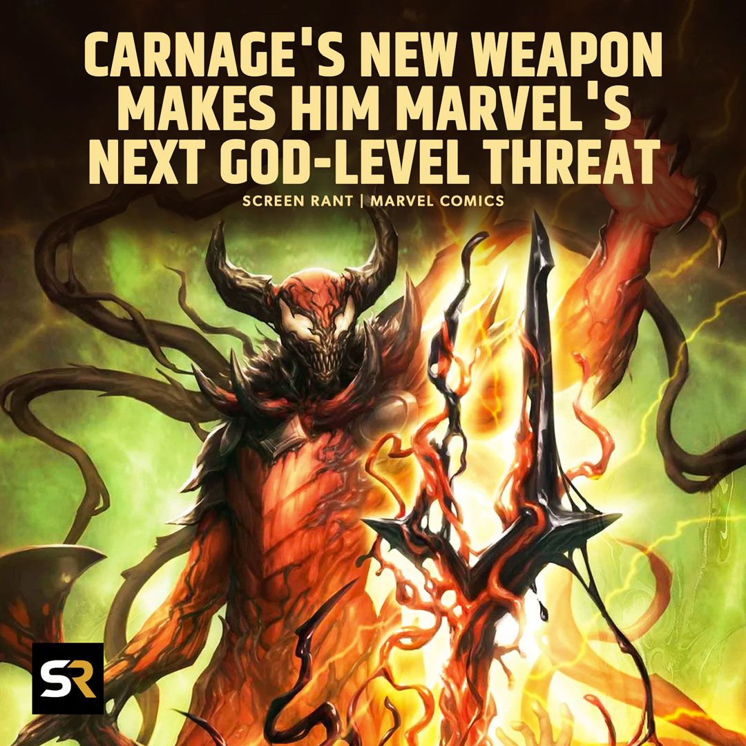 Screen Rant - Carnage has finally obtained his own version... | Facebook