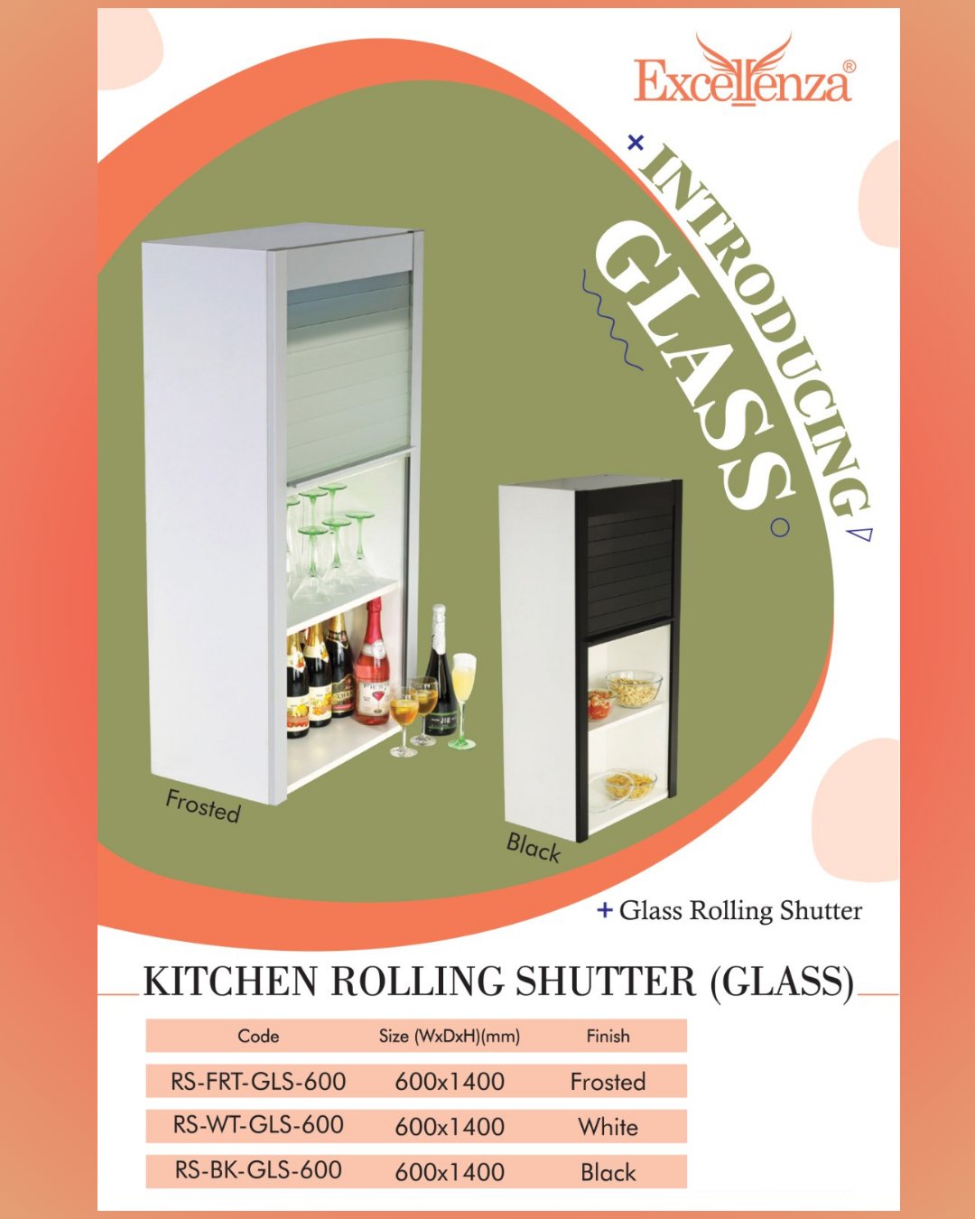 Excellenza - Glass rolling shutter Please send your Business Card for ...