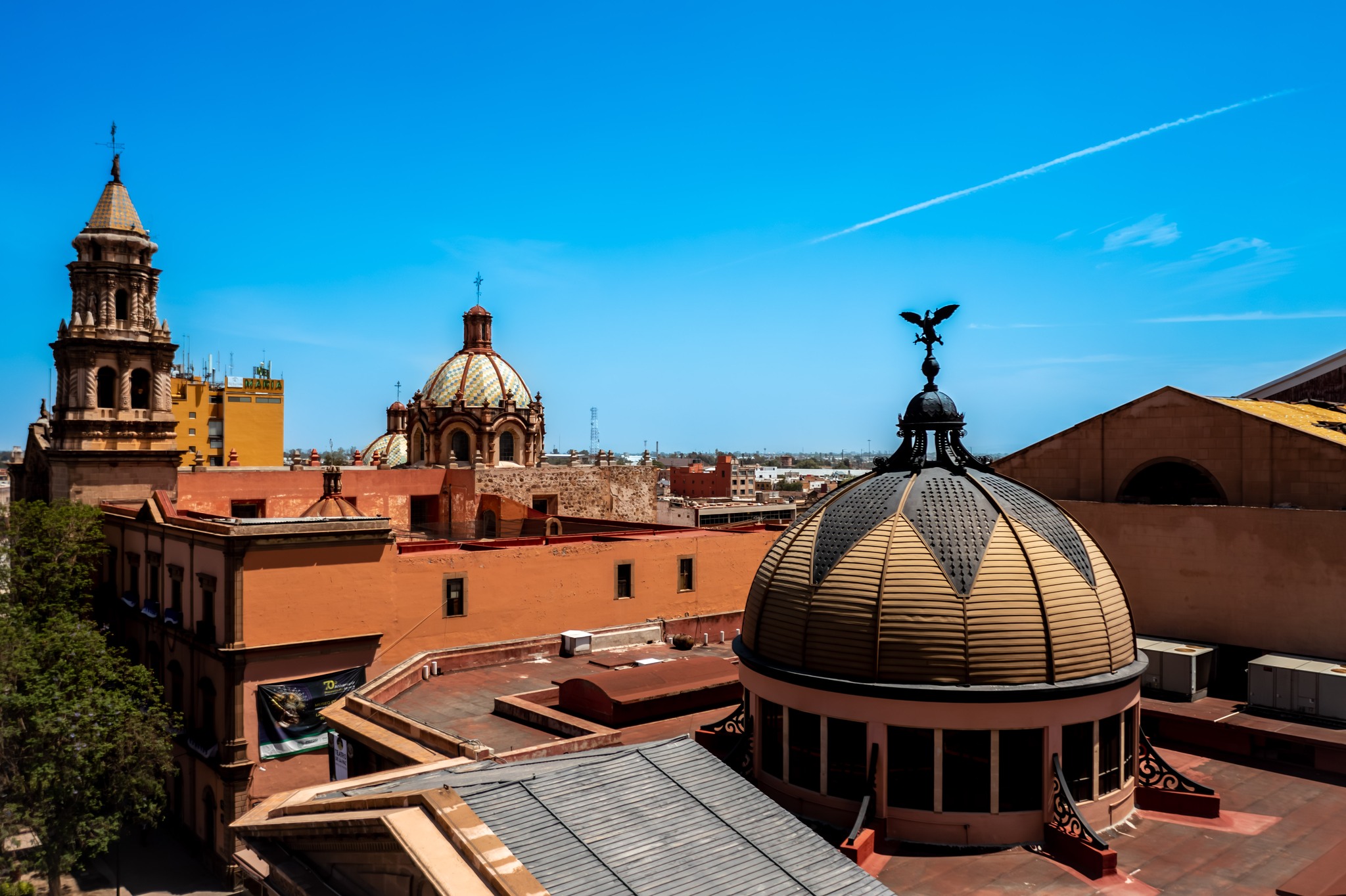 El Dron Ramón - La cúpula del Teatro de la Paz en San Luis...