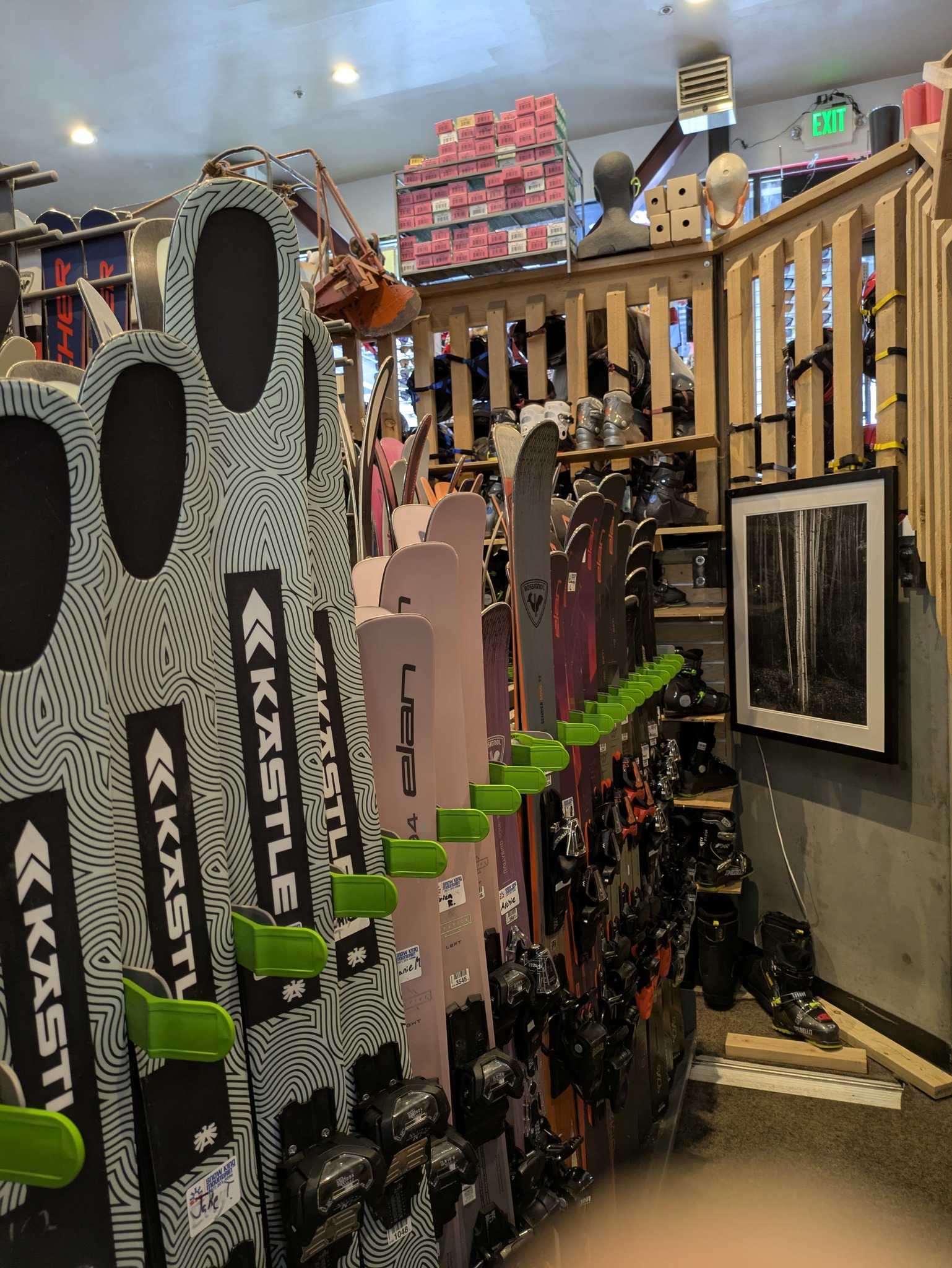 Snow King Mountain Sports is selling off most of our demo skis to 