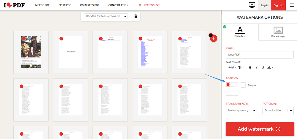 EasePDF - How to add watermarks to a PDF file? Check this... | Facebook