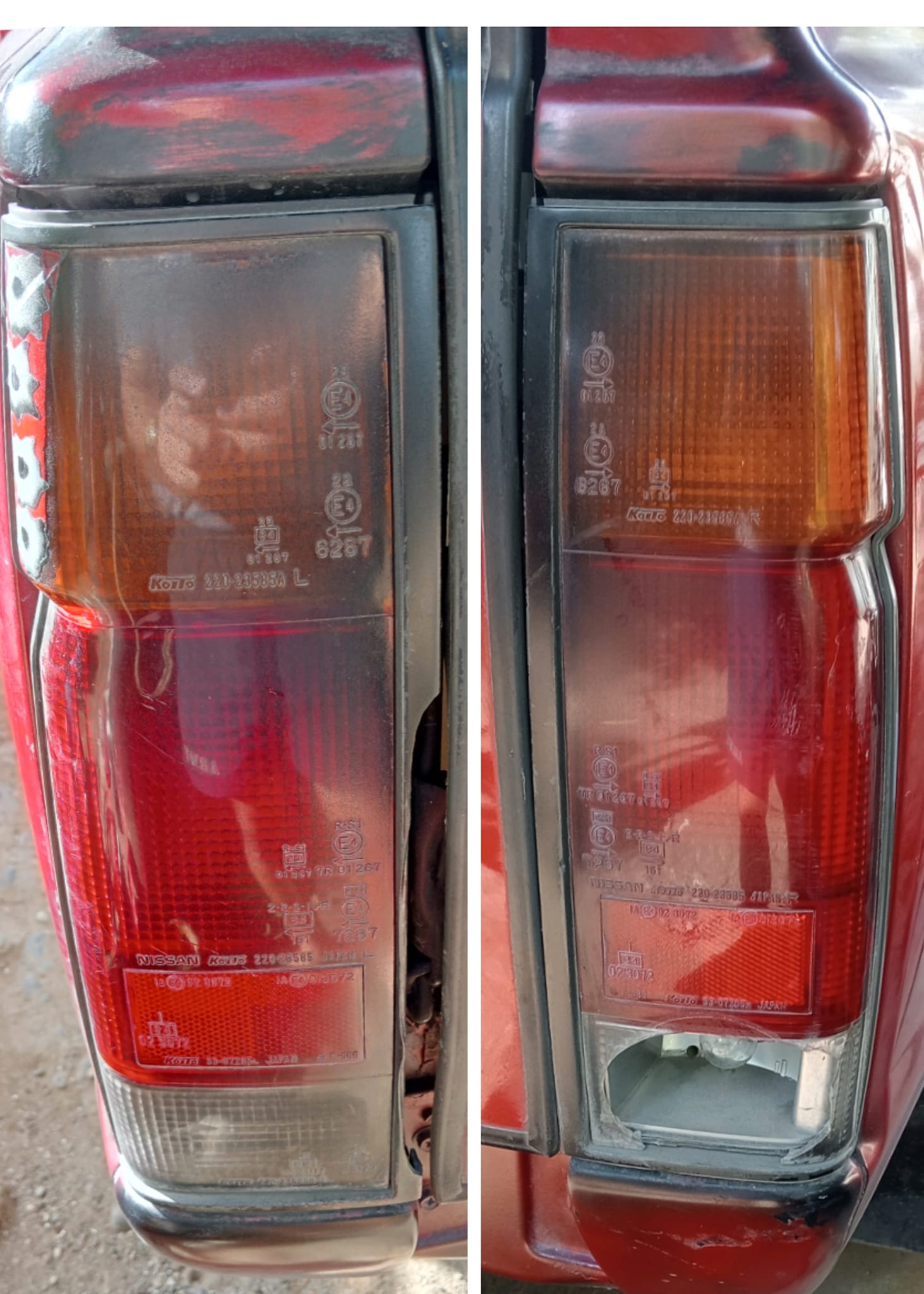 Pair Smoke Tail Lights For 1998-2004 Nissan Frontier – Halogen, DOT/SAE, Plug & Play Left+Right