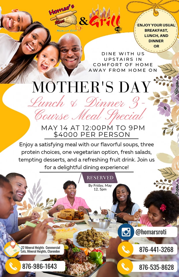Homar`s Roti & Grill | May Pen