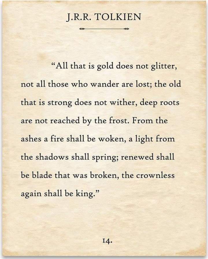 J.R.R. Tolkien's poem from The Hobbit