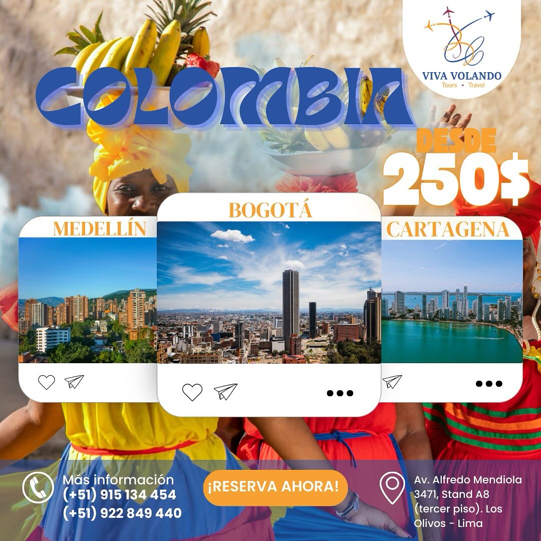 Viva - ️🇨🇴¡Descubre la emoción de viajar a Colombia!🇨🇴 ️ ¡Tenemos una ...
