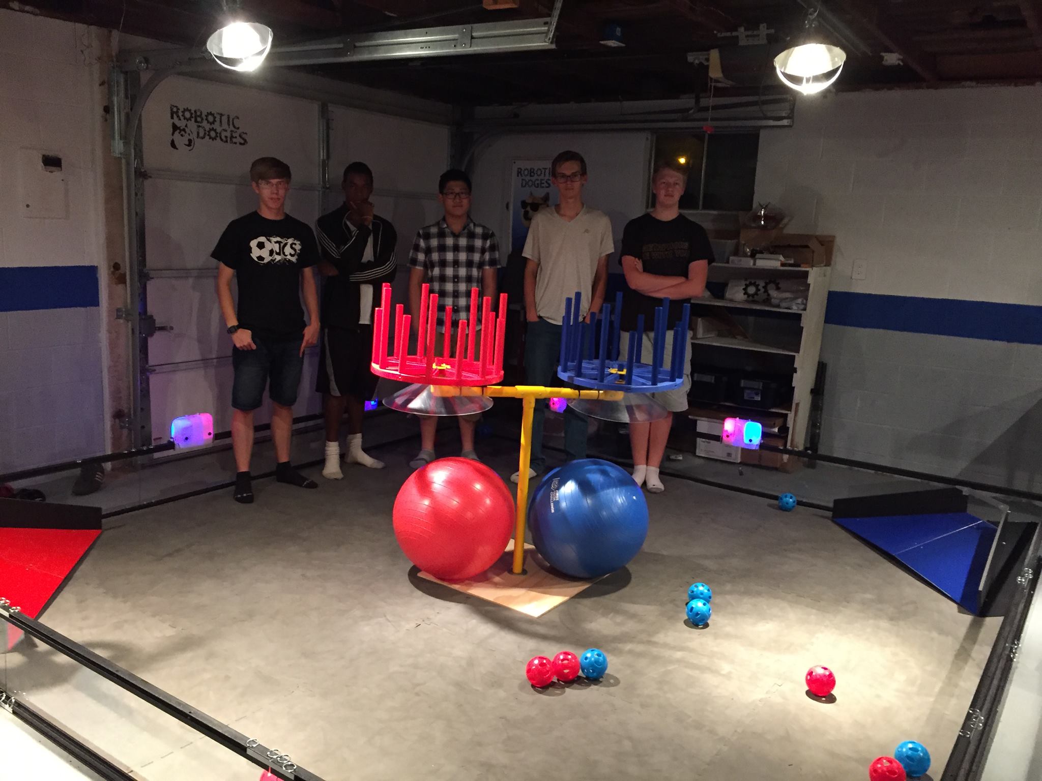 The field is built and the... - Robotic Doges - FTC Team 8645
