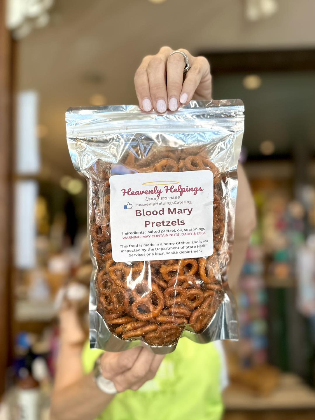 Heavenly Helpings Bloody Mary pretzels now available