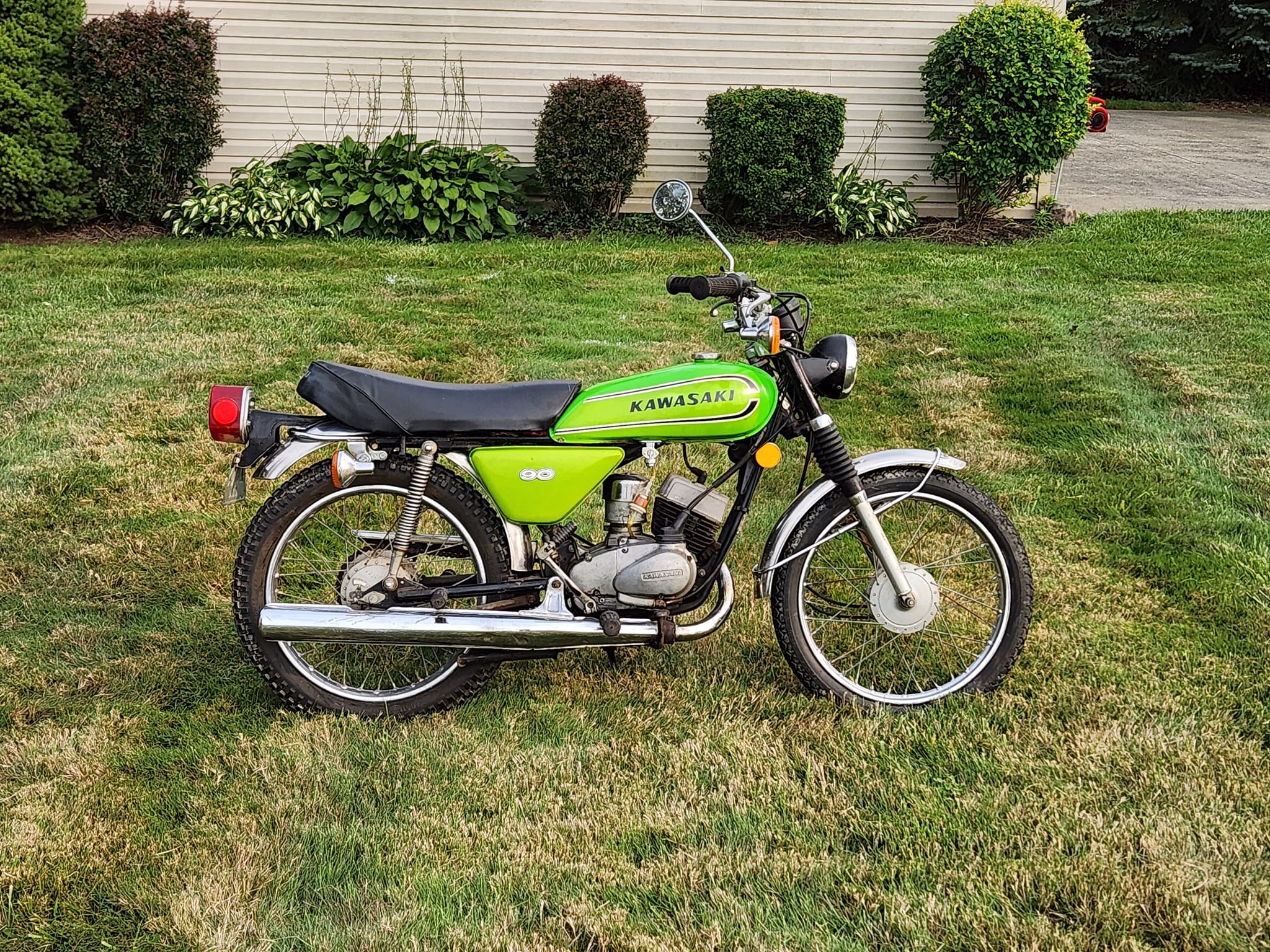 1974 Kawasaki G3SS 90, Bike has a clean title, Has 2138 Miles