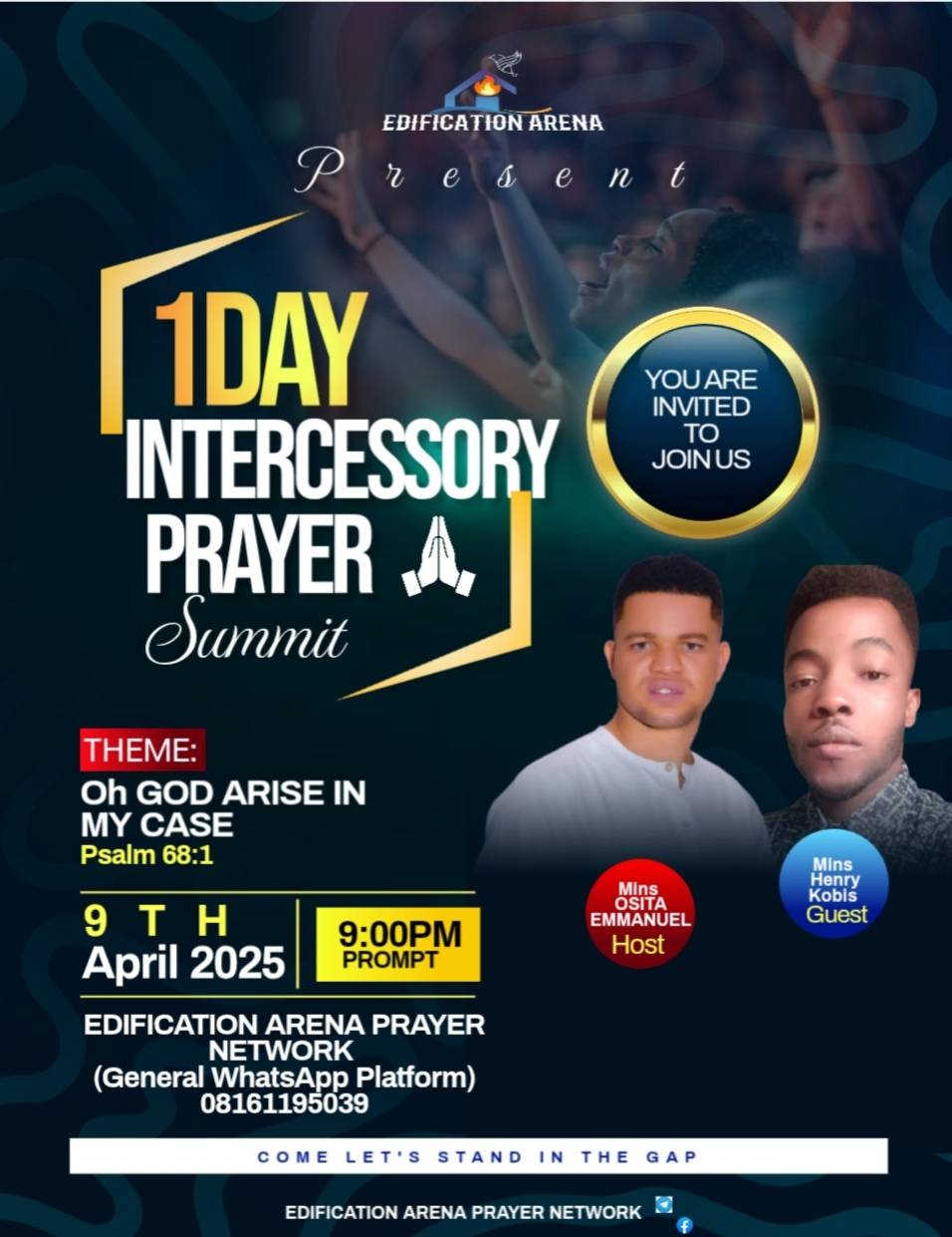 God is seeking for men... - Edification Arena Prayer Network | Facebook