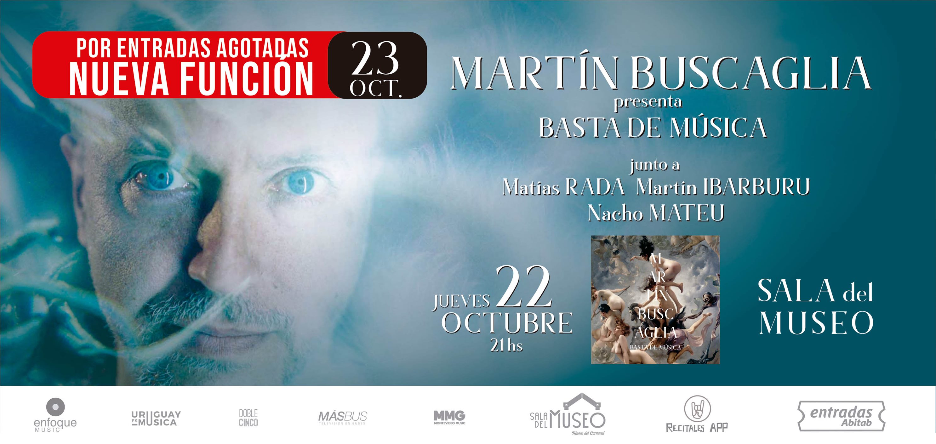 MARTÍN BUSCAGLIA presenta BASTA DE MÚSICA