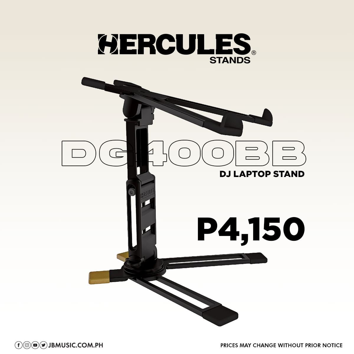 Perfect for your laptop-based music performances! The HERCULES