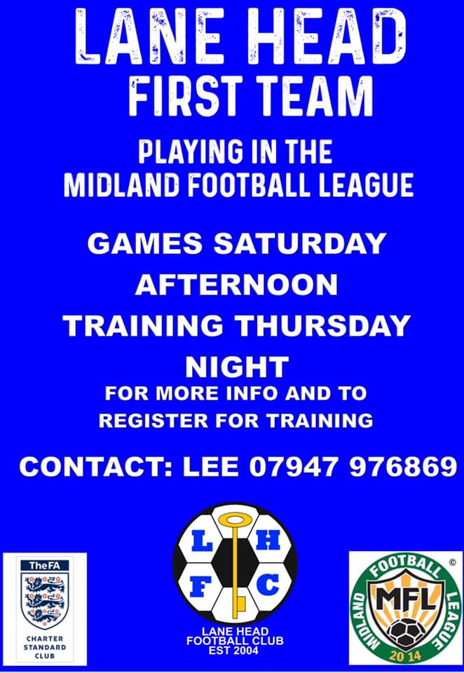 Lane Head FC First Team - Home