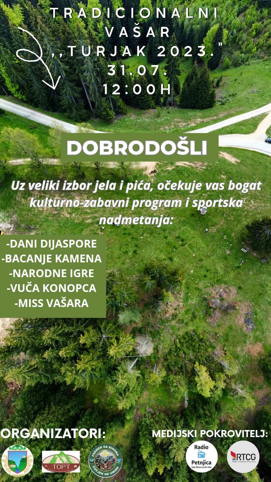 Turijak-31.Juli 2023 Tradicionalni Narodni Sabor-Petnjica-Rozaje