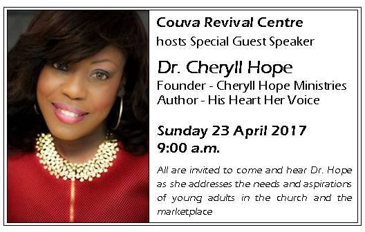 Dr. Cheryll Hope, Founder of... - Couva Revival Centre | Facebook