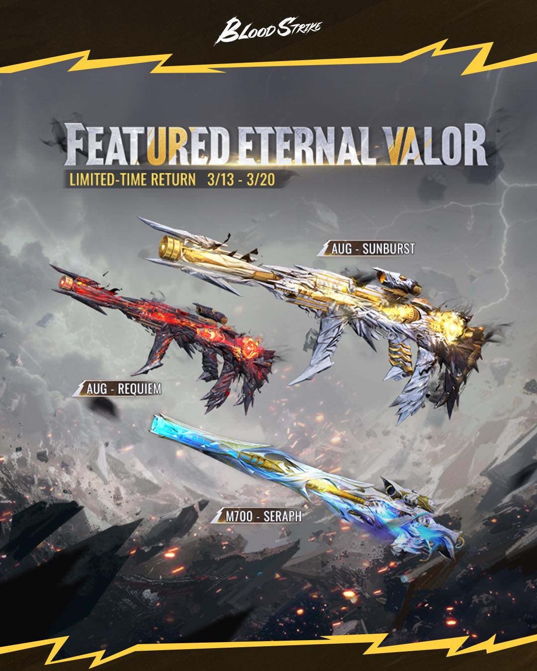 Blood Strike - Guess who’s back? Back again? 🔥 These beauties—AUG ...