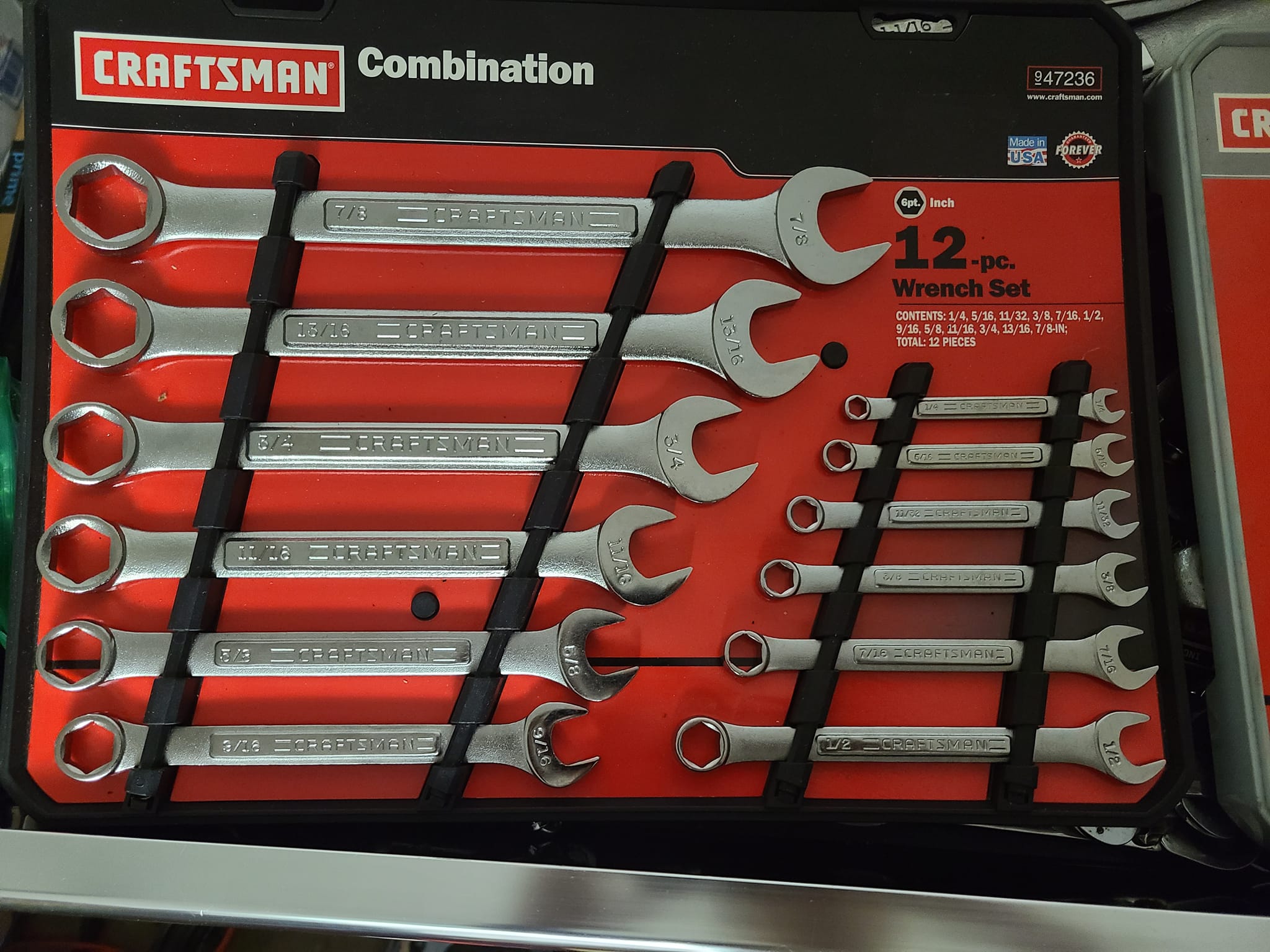 ARC-POWER 5 pc SAE Offset Ratcheting Box Closed End Wrench Set 6/12