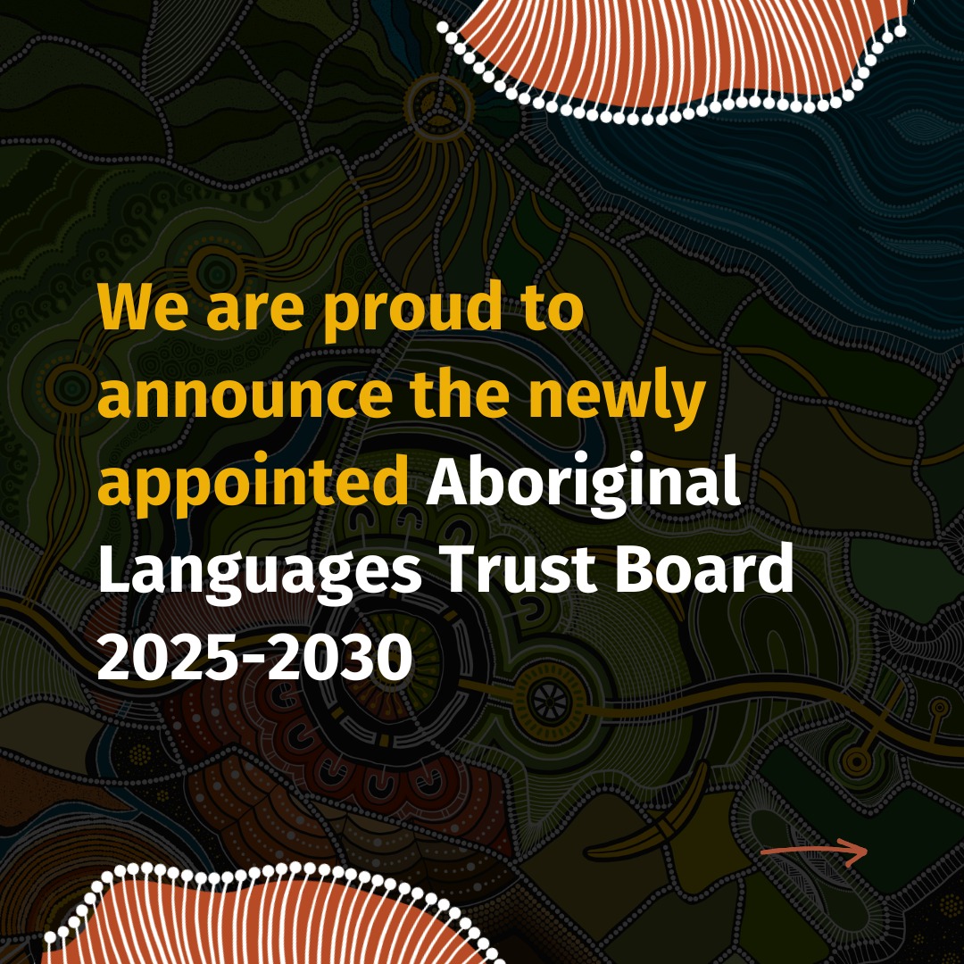 We are excited to announce... - Aboriginal Languages Trust | Facebook