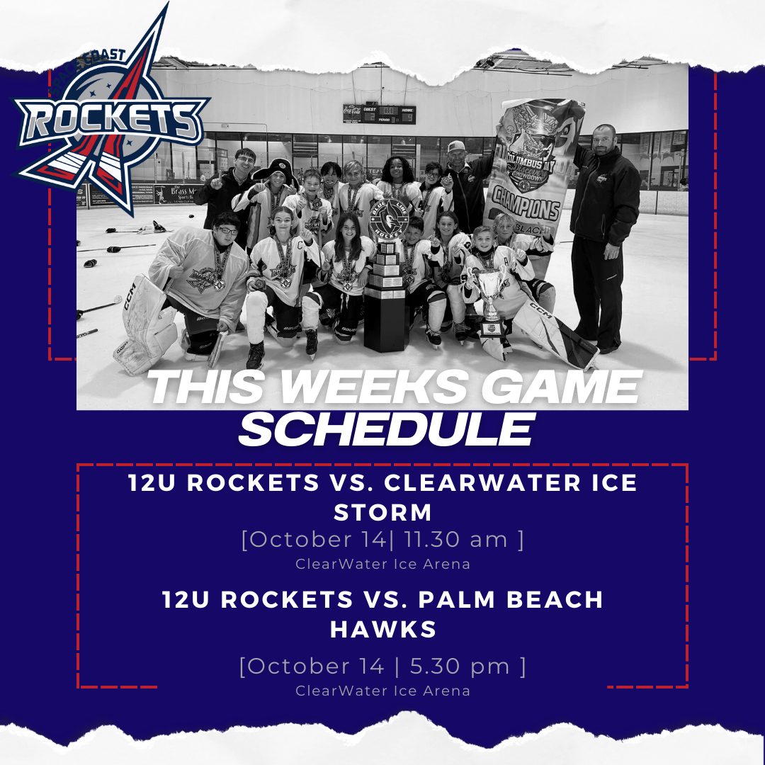 Your 12U Rockets are on the... - Space Coast Rockets Hockey