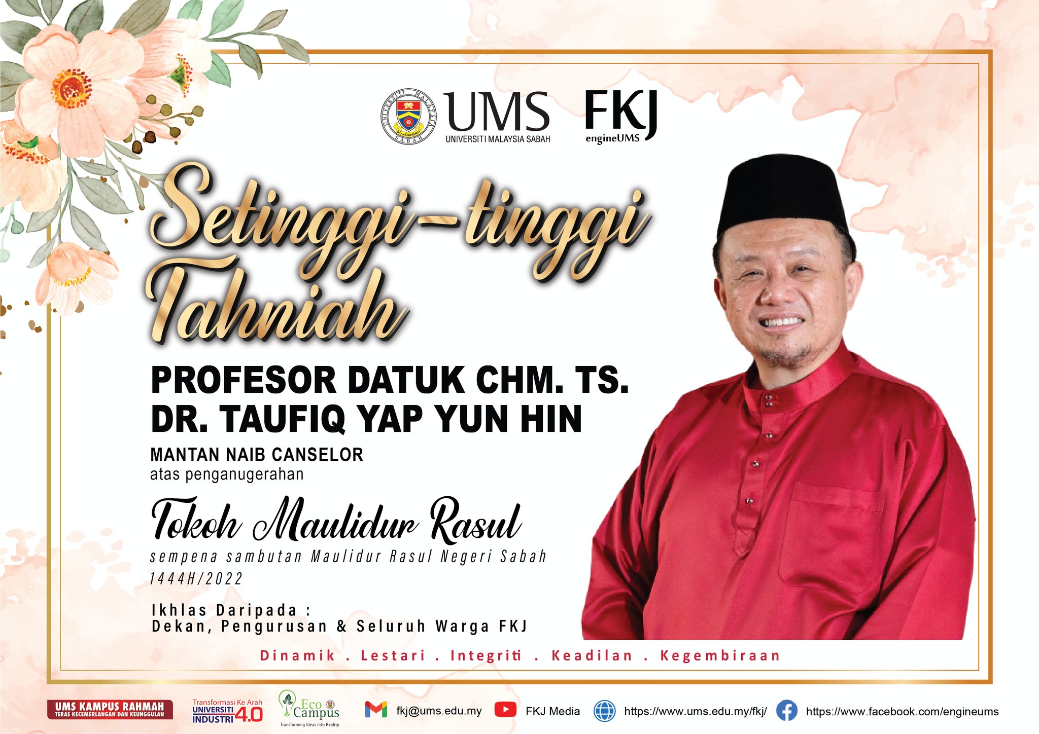 Setinggi-tinggi Tahniah... - Fakulti Kejuruteraan UMS | Facebook