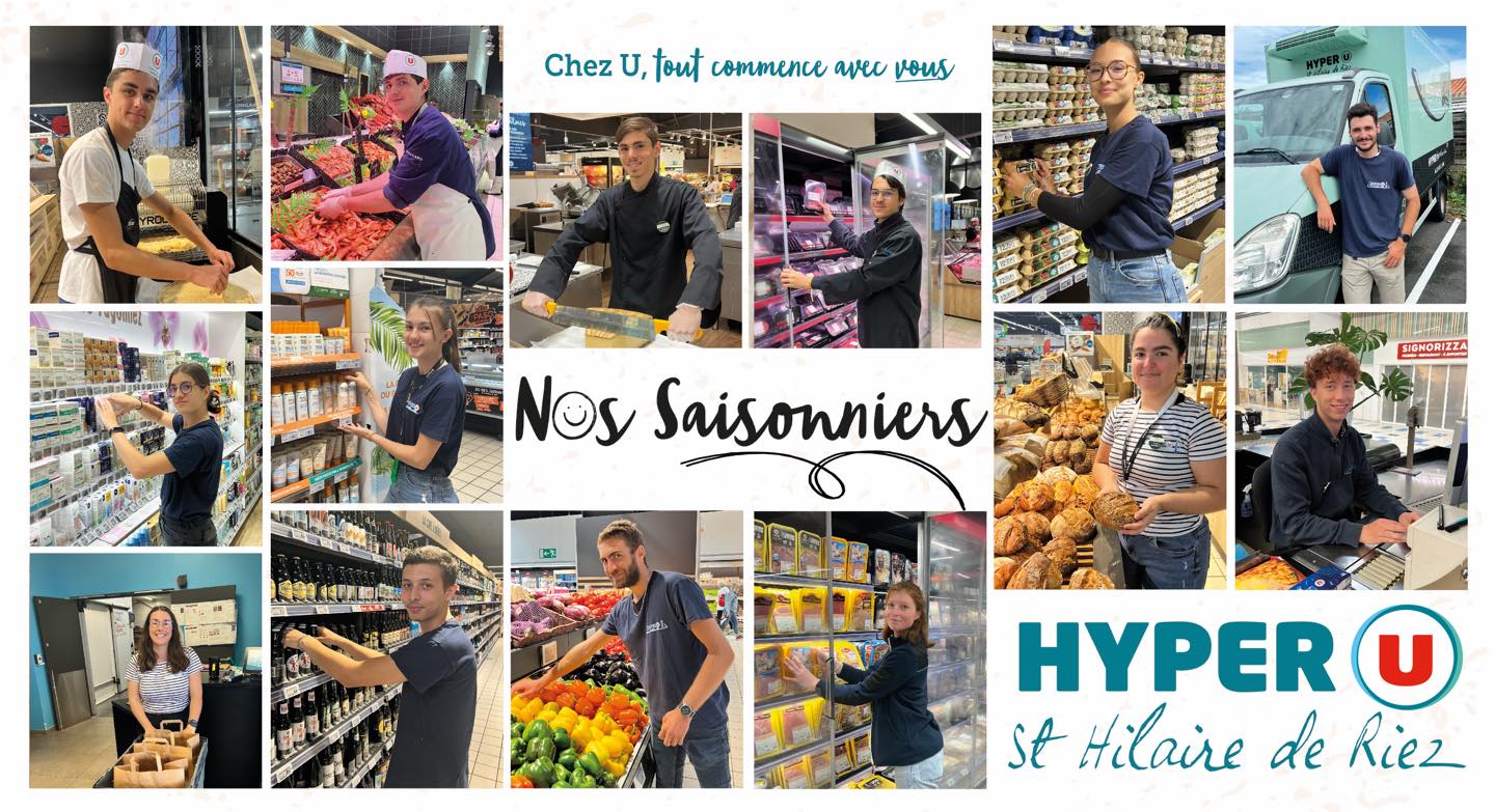 Hyper U ST HILAIRE DE RIEZ - 𝗕𝗜𝗘𝗡𝗩𝗘𝗡𝗨𝗘 𝝠𝗨𝗫 𝗦𝝠𝗜𝗦𝝝𝗡𝗡𝗜𝗘𝗥𝗦 Commentez avec ...