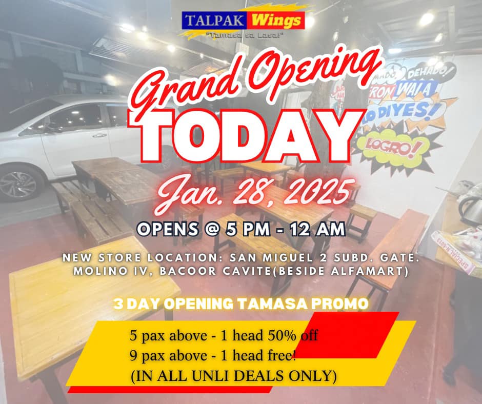 Talpak - READY NA BA KAYO TUMODO para sa 3 days OPENING PROMO? 😳😱 ...