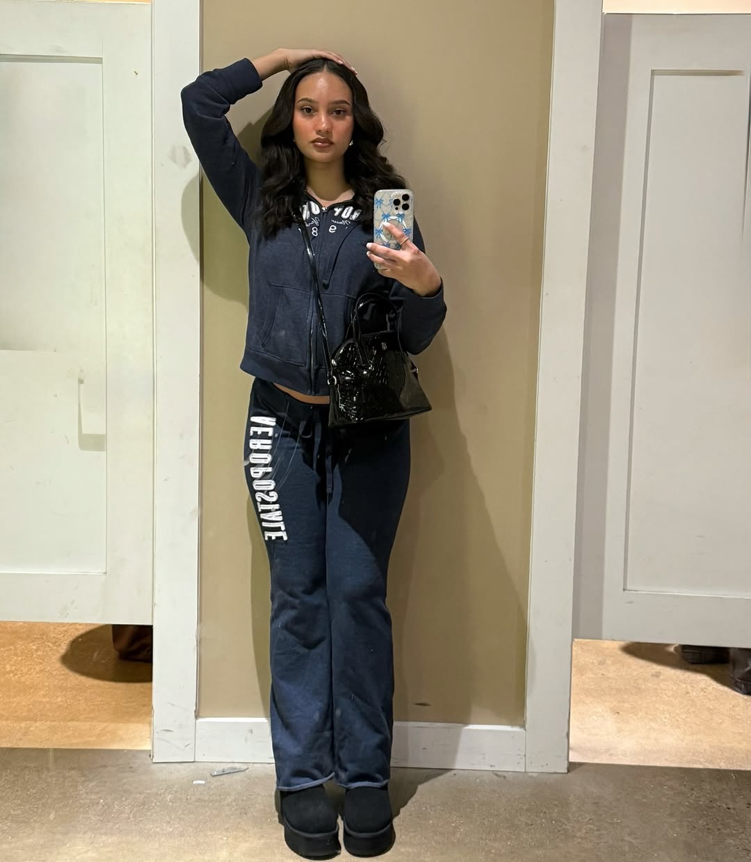 メンズ 00s archive navy skinny denim pants swag
