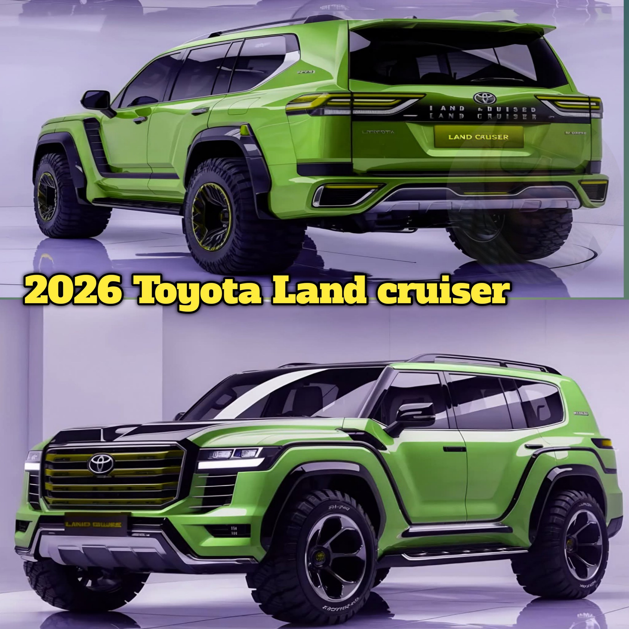 Experience the 2027 Toyota Land Cruiser in striking Blue