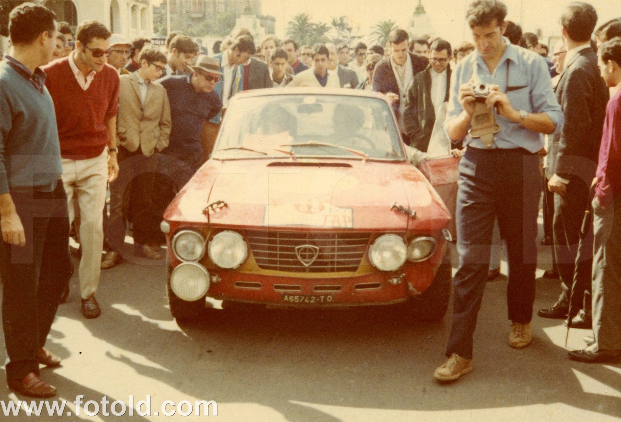 Fotold.com - 1969 Rally TAP, Portugal. Tony Fall/Henry Liddon em Lancia ...
