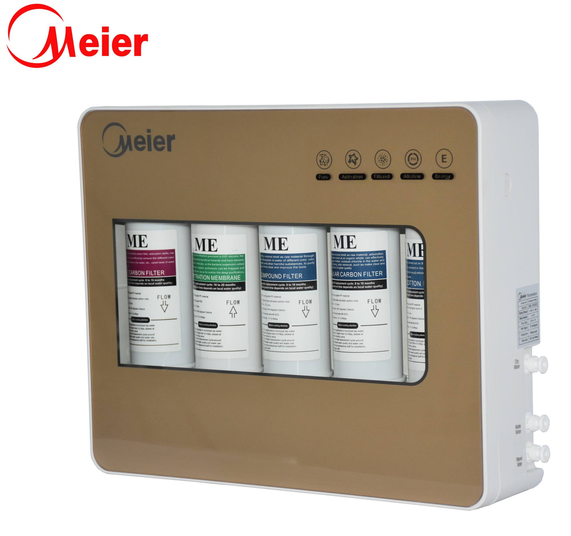 Intech Inc - เครื่องกรองน้ำ 5 ขั้นตอน Meier Water Filter...