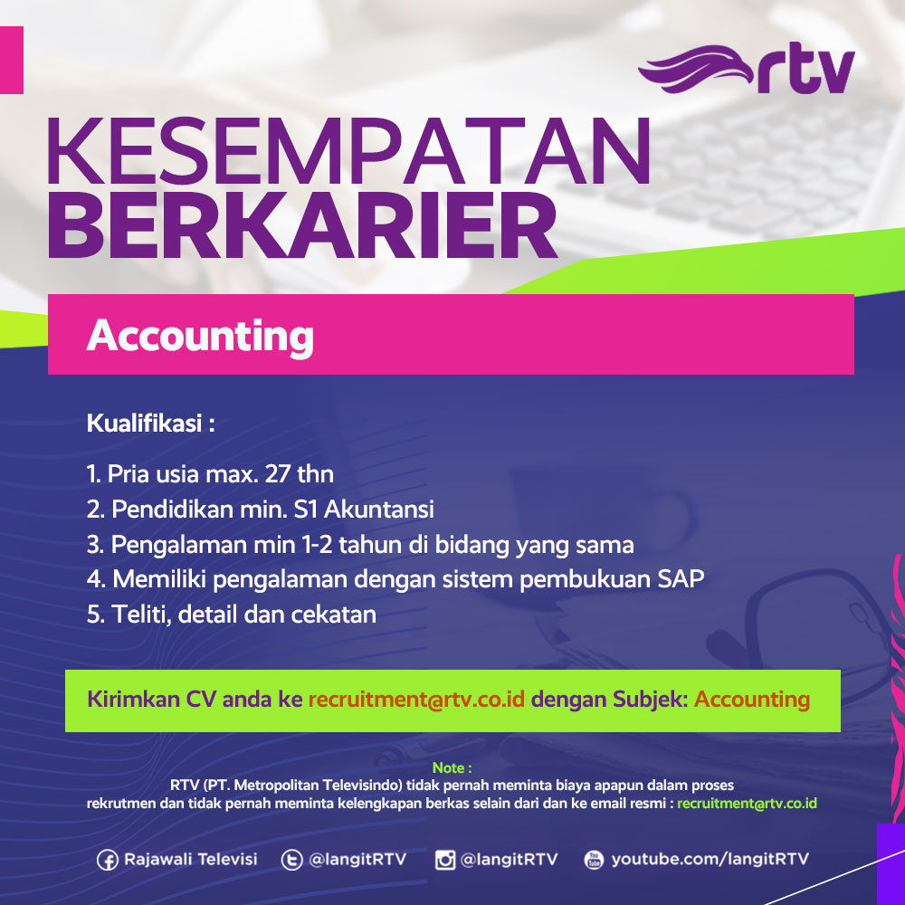 Hai guys, RTV sedang membuka... - Rajawali Televisi | Facebook