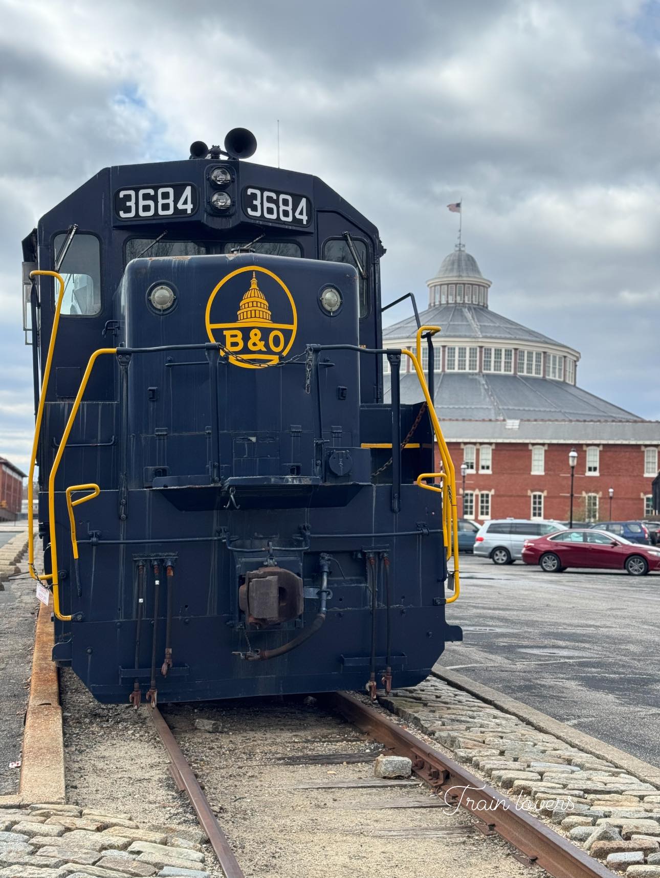 B&O NO. 3684 at B&O Railroad Museum in Baltimore, Maryland
