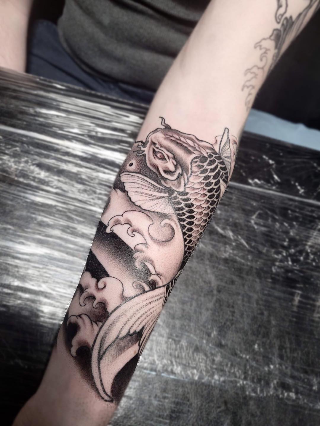 Tatouage Mi Ange Mi Demon Homme