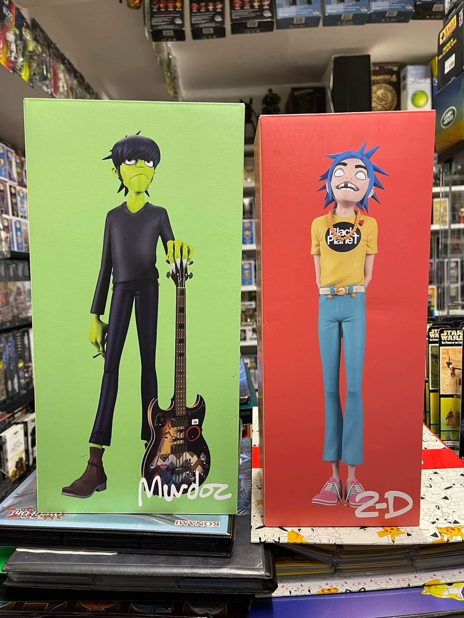 Get your hands on 2D, Murdoc, Noodle and Russel with the