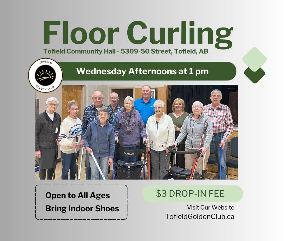 Tofield - 🥌🥌come play some floor curling🥌🥌 | Facebook