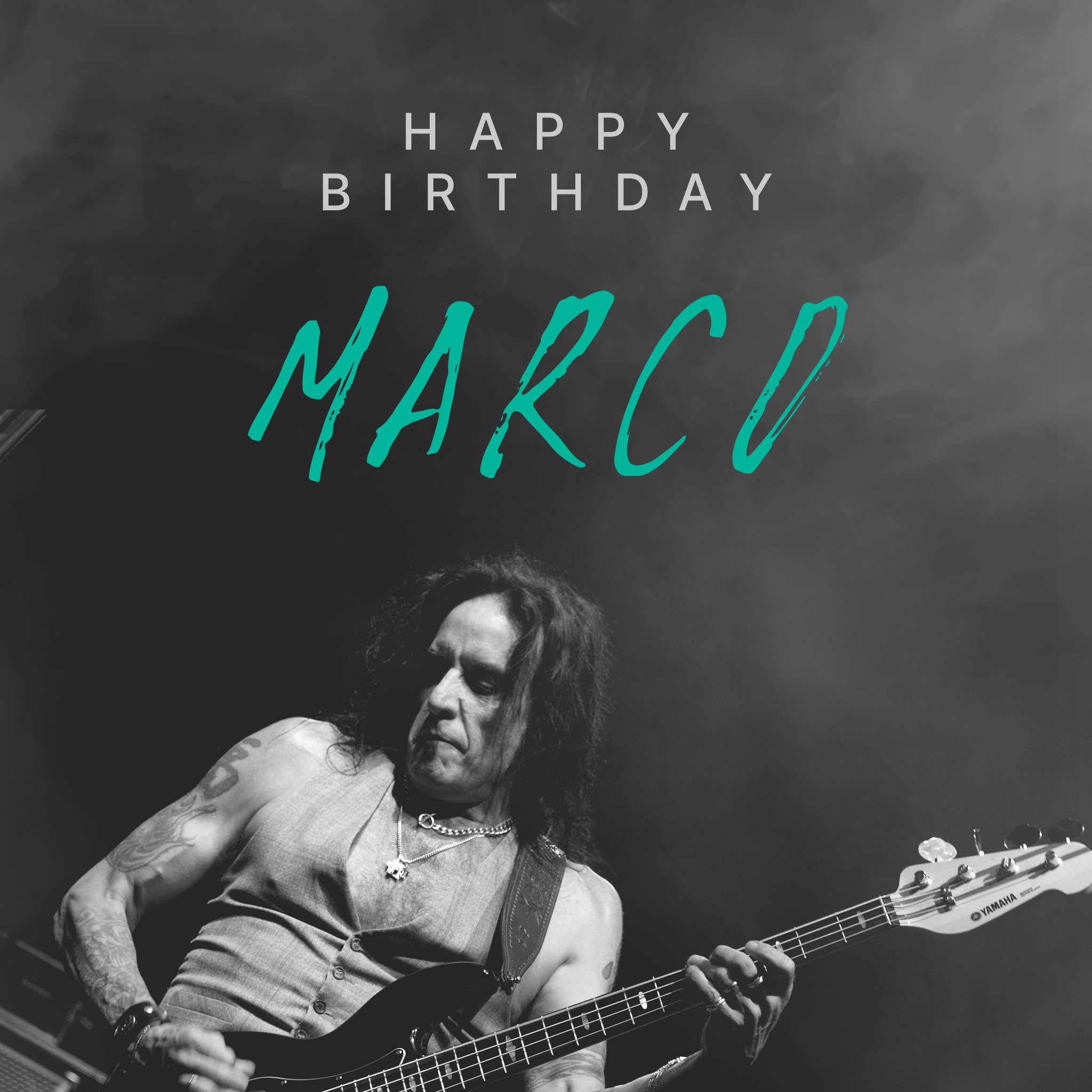 Happy Birthday to the bass legend Marco Mendoza ???!!