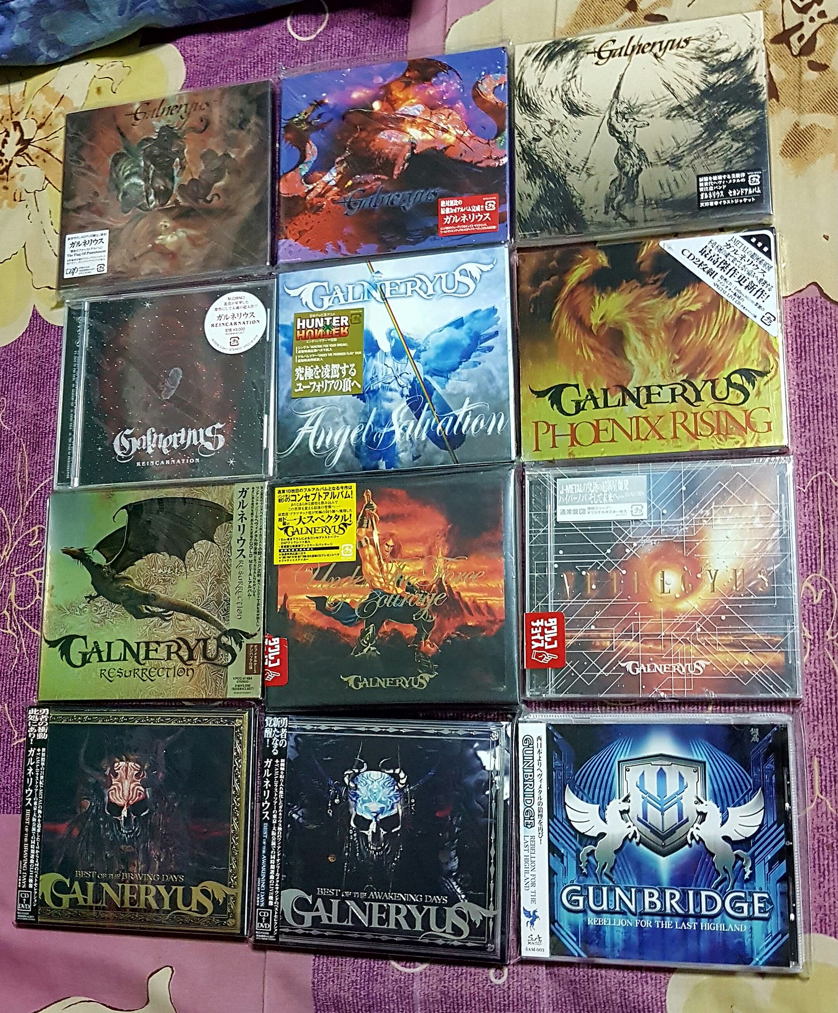 Galneryus CD collection