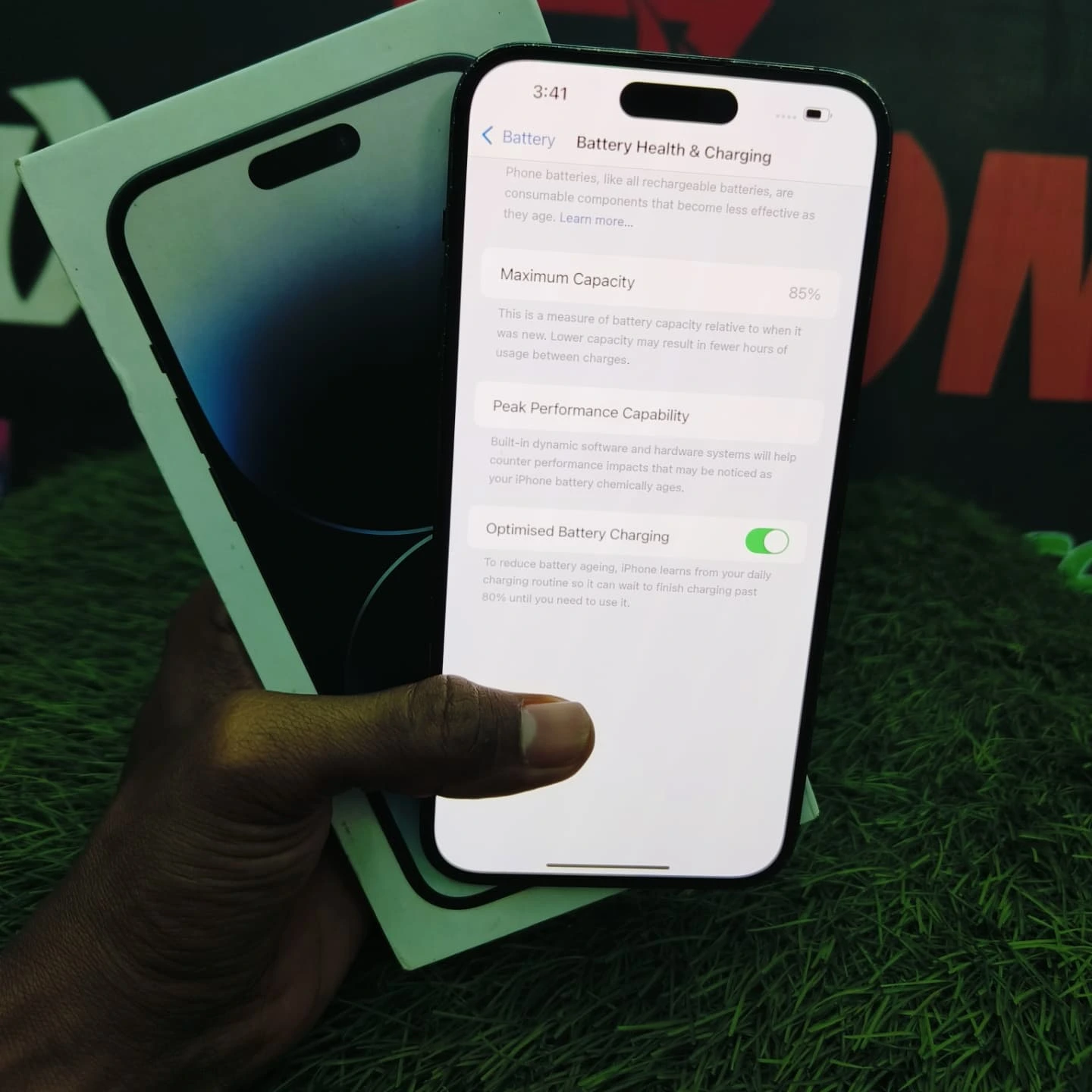 iPhone 14 pro Max,256gb Battery health - 85% Price - 59999/-