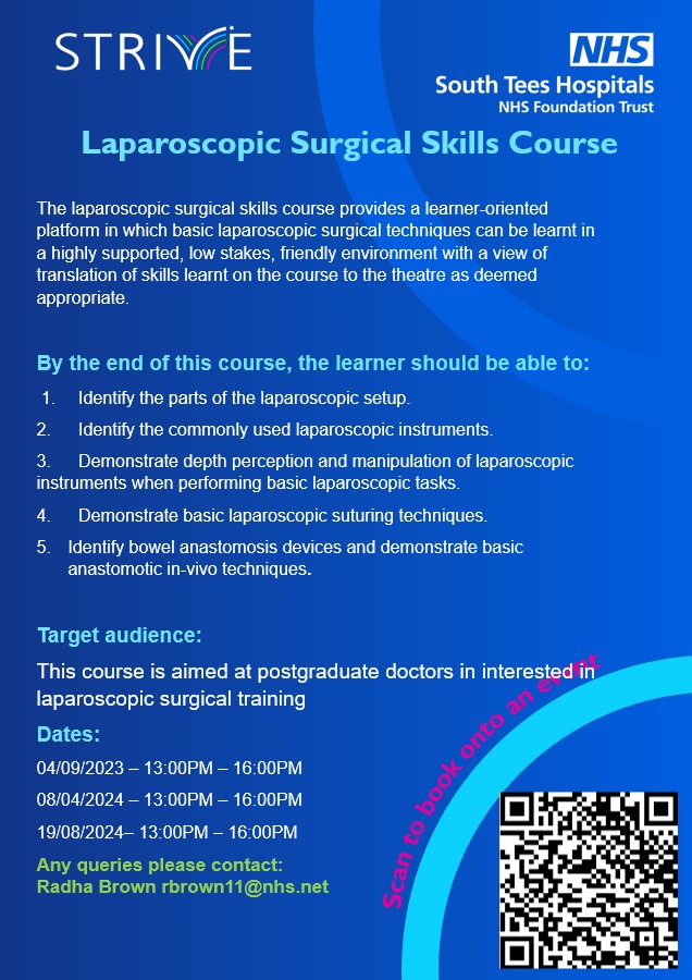 The laparoscopic surgical skills... - STRIVE Academic Centre | Facebook