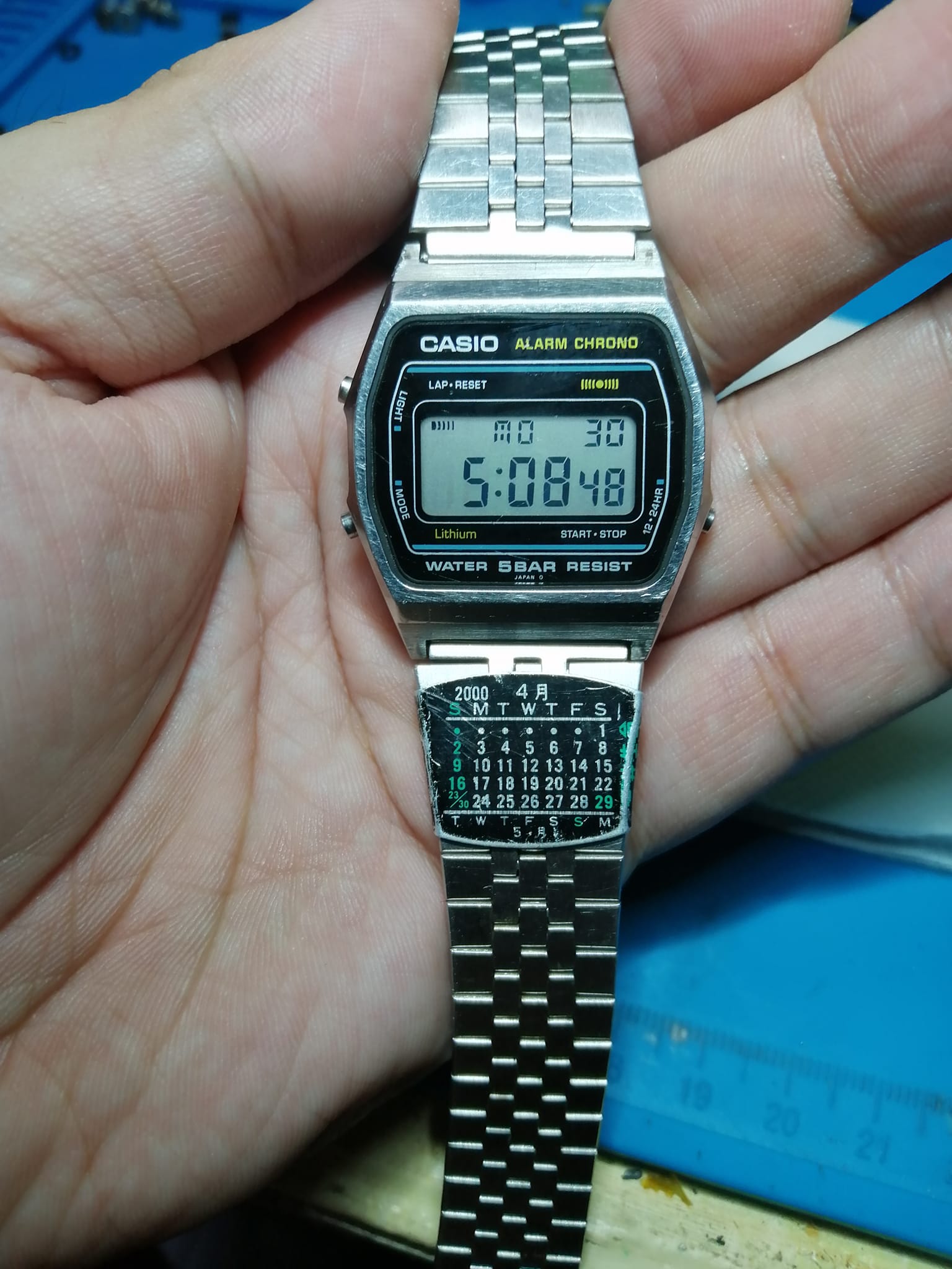 Casio W-31 1990 vintage unit restored