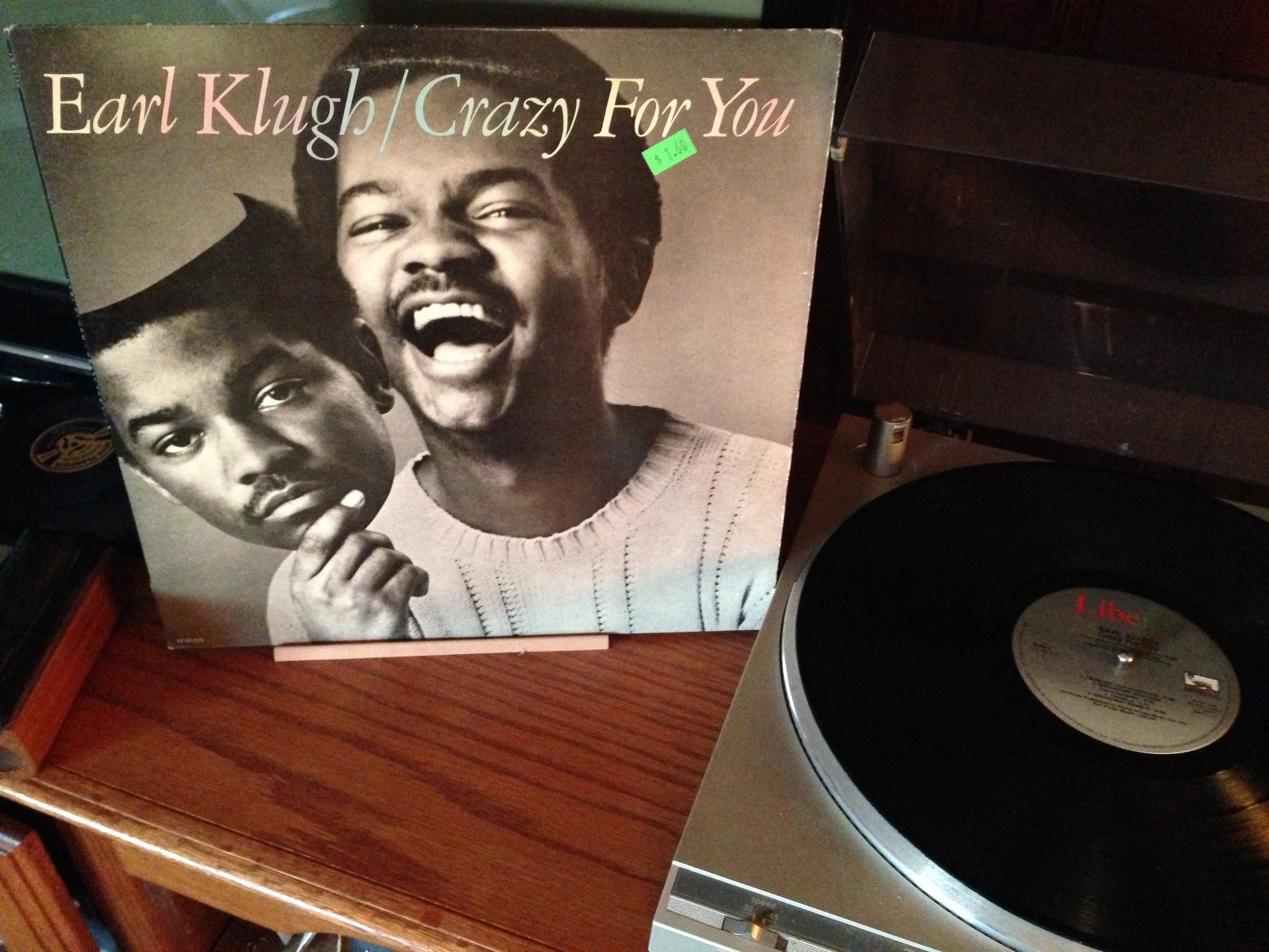 EARL KLUGH - Crazy For You 1981 USA First Press Vinyl LP (Smooth 